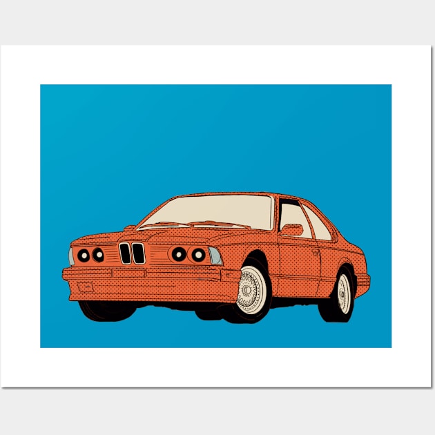 Retro Car Wall Art by narekmug